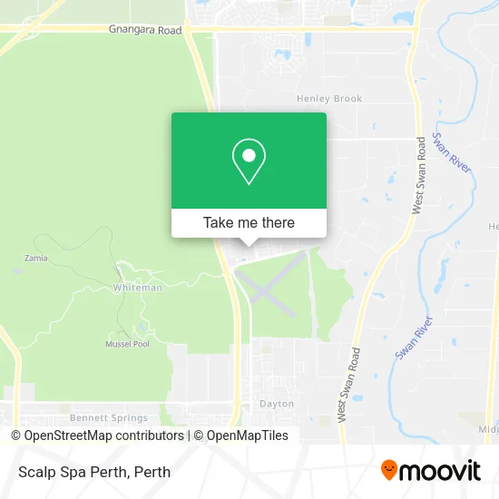 Scalp Spa Perth map
