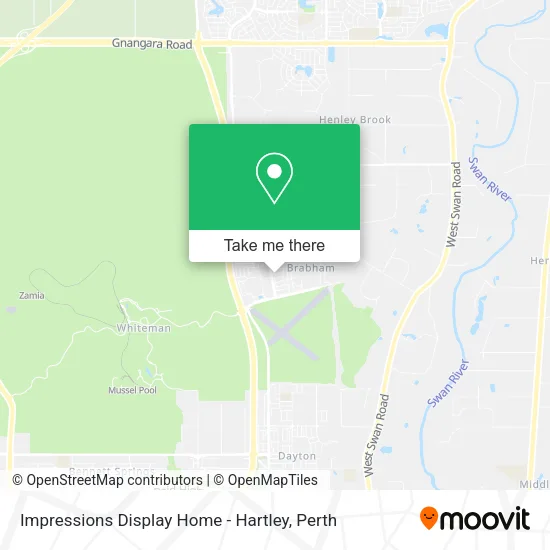 Impressions Display Home - Hartley map