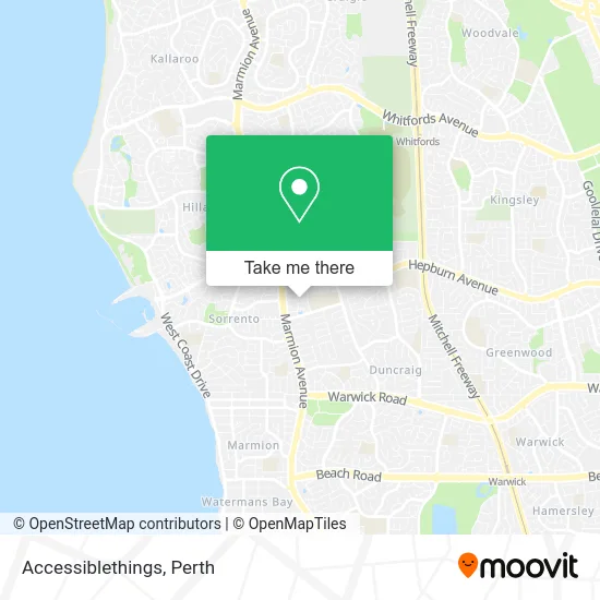 Mapa Accessiblethings