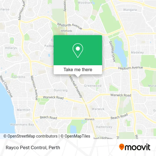 Rayco Pest Control map