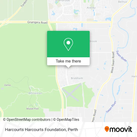 Harcourts Harcourts Foundation map