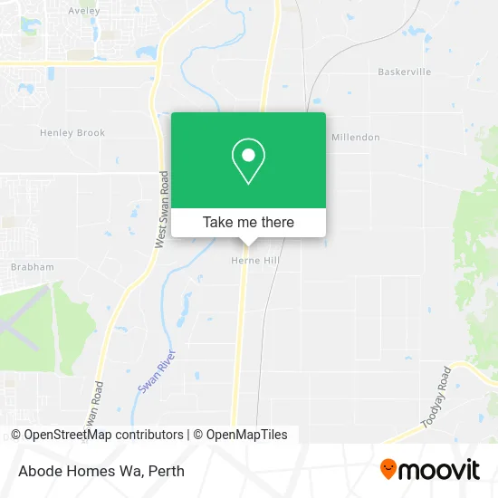 Mapa Abode Homes Wa