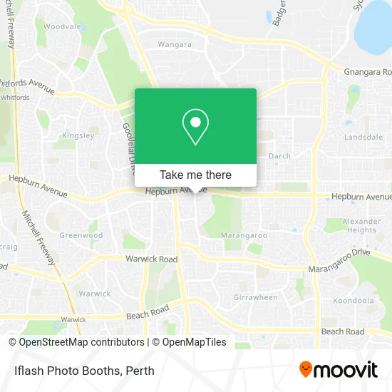 Mapa Iflash Photo Booths