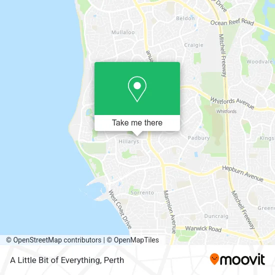A Little Bit of Everything map
