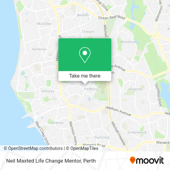 Neil Maxted Life Change Mentor map