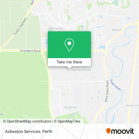 Asbestos Services map