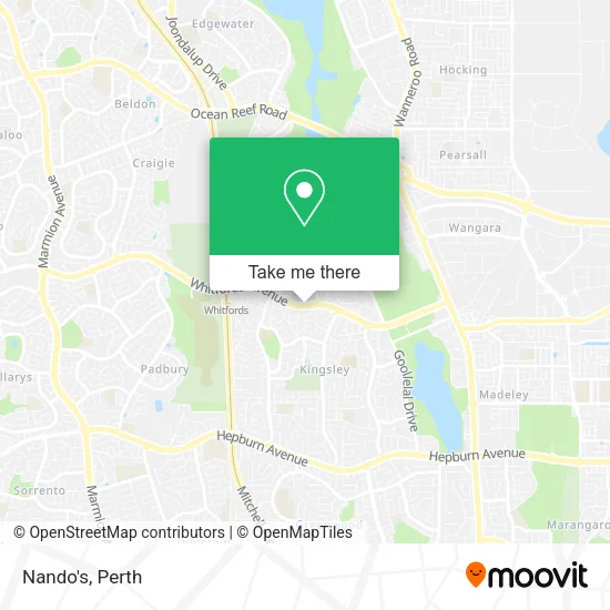 Nando's map