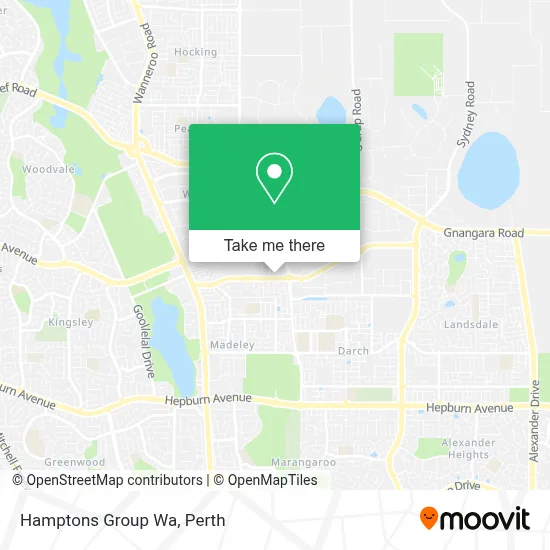 Mapa Hamptons Group Wa