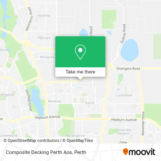 Mapa Composite Decking Perth Aos