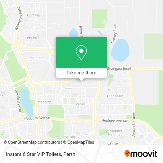 Mapa Instant 6 Star VIP Toilets