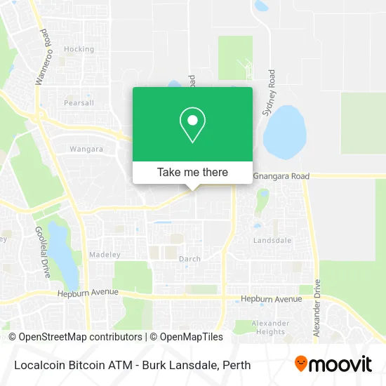 Localcoin Bitcoin ATM - Burk Lansdale map