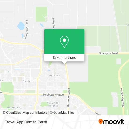 Mapa Travel App Center