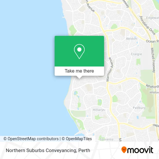 Mapa Northern Suburbs Conveyancing