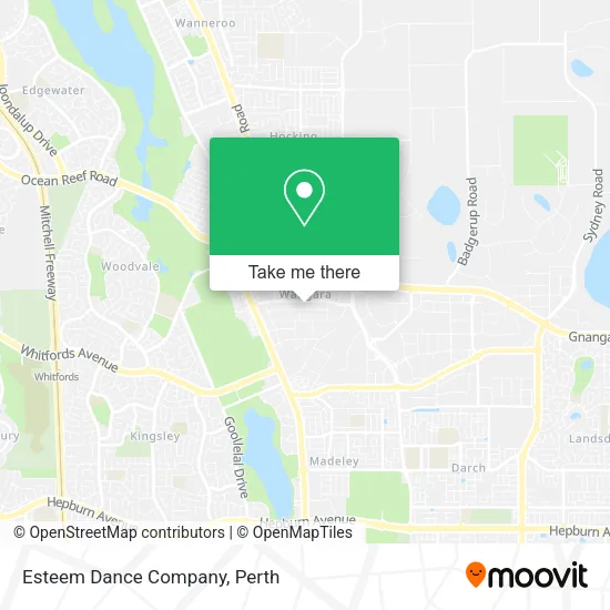 Esteem Dance Company map
