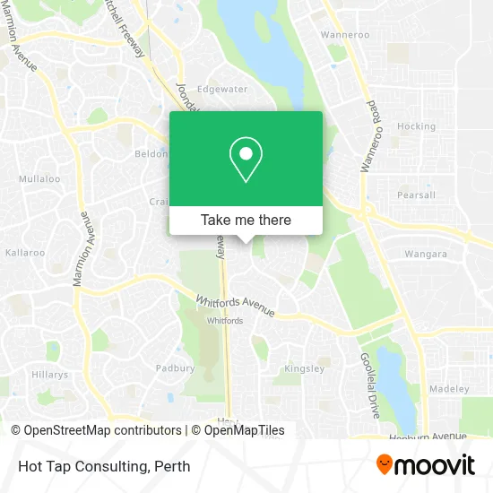 Mapa Hot Tap Consulting