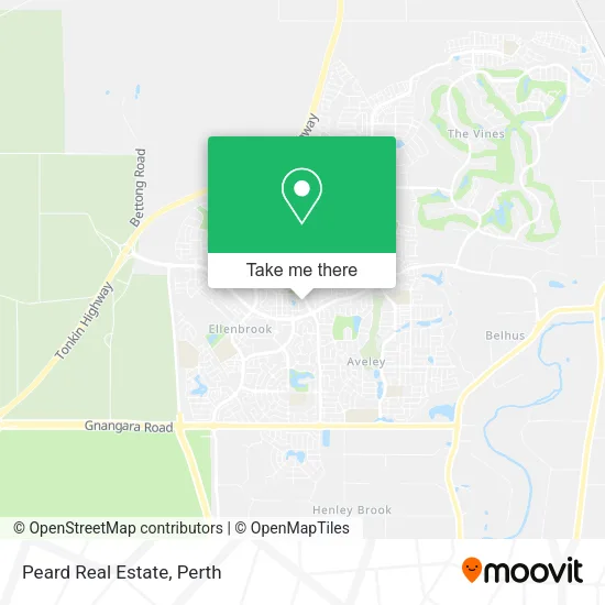 Peard Real Estate map