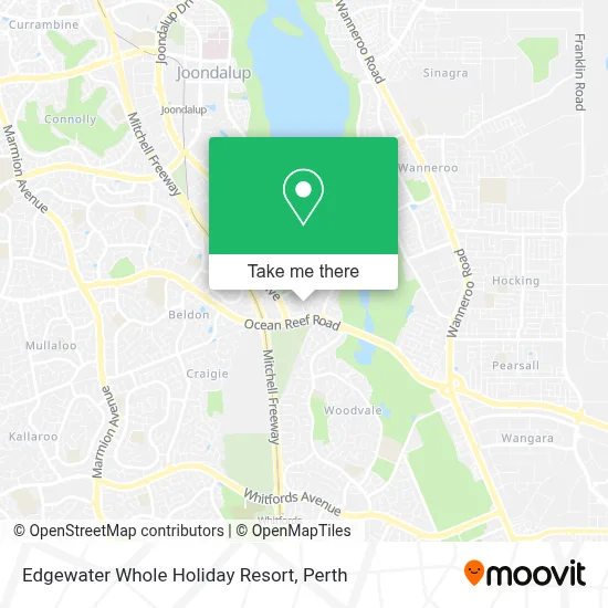 Mapa Edgewater Whole Holiday Resort