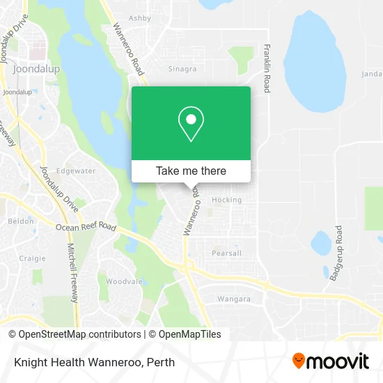 Mapa Knight Health Wanneroo