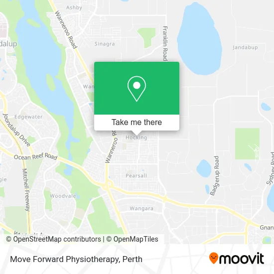 Mapa Move Forward Physiotherapy