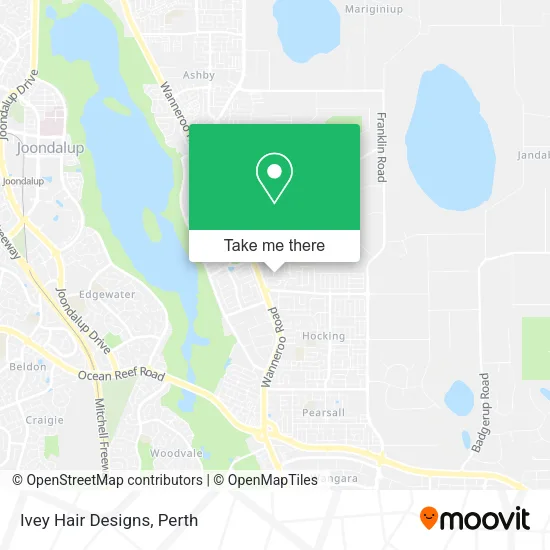 Ivey Hair Designs map