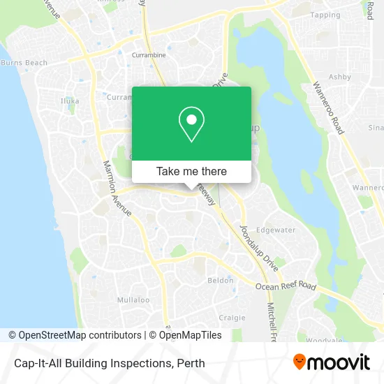 Mapa Cap-It-All Building Inspections