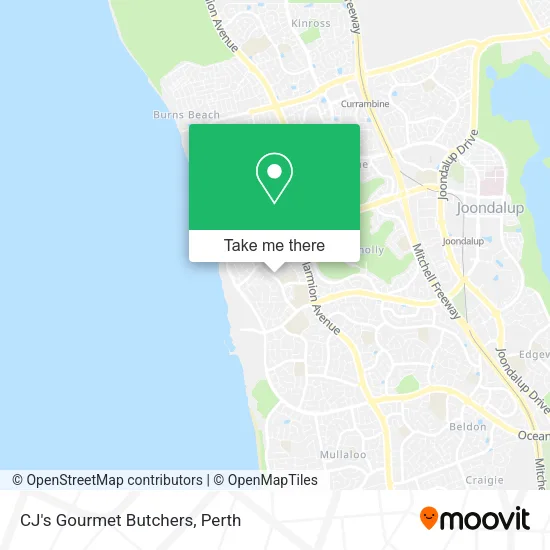 CJ's Gourmet Butchers map