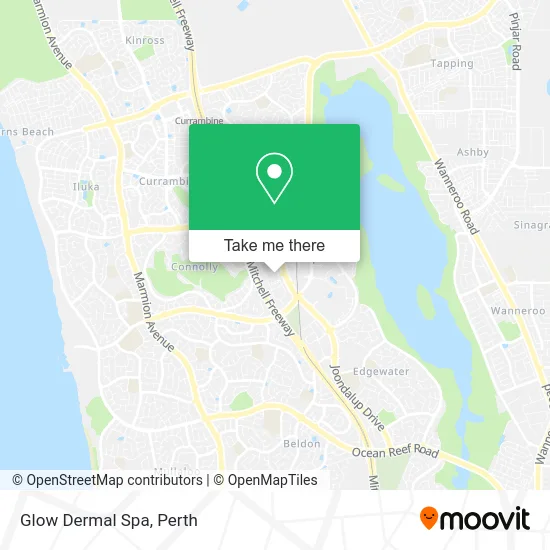 Mapa Glow Dermal Spa