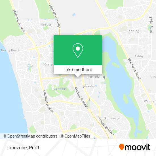 Timezone map