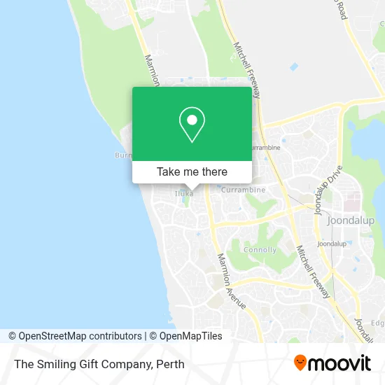 Mapa The Smiling Gift Company