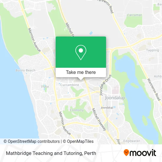Mathbridge Teaching and Tutoring map