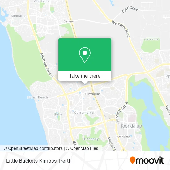 Mapa Little Buckets Kinross