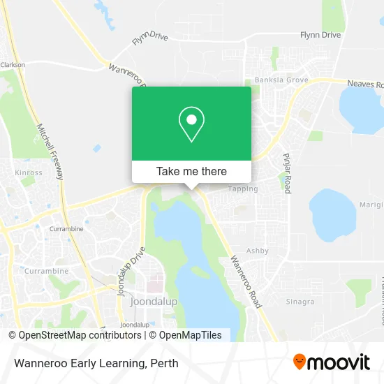 Mapa Wanneroo Early Learning