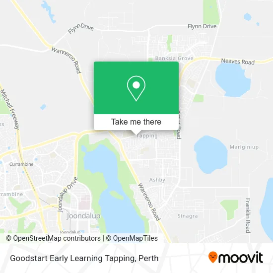 Goodstart Early Learning Tapping map