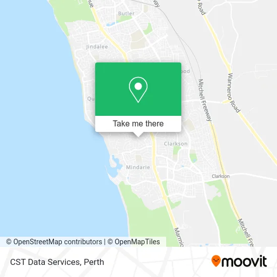 Mapa CST Data Services