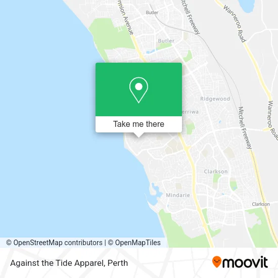 Against the Tide Apparel map