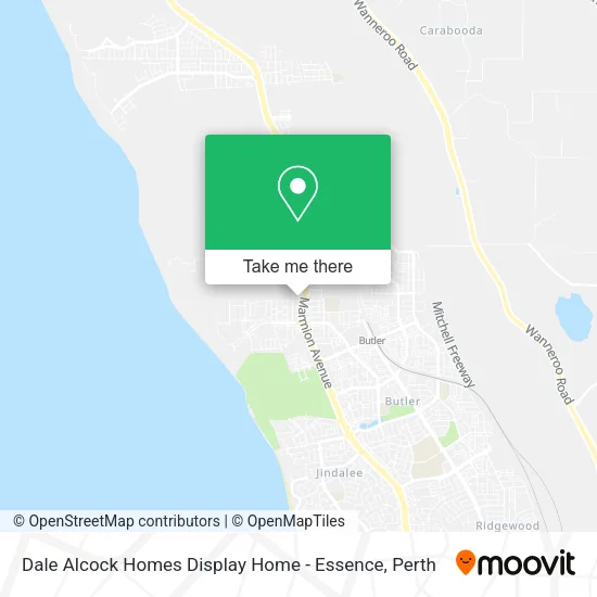 Mapa Dale Alcock Homes Display Home - Essence