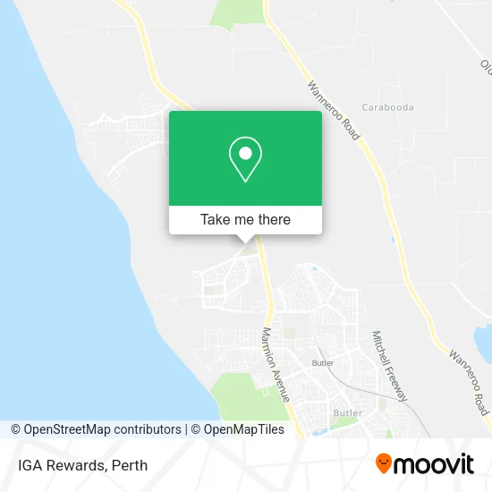 IGA Rewards map