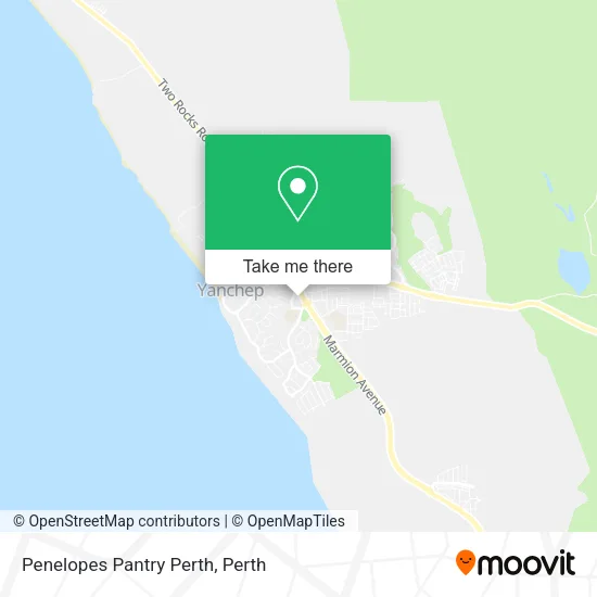 Penelopes Pantry Perth map