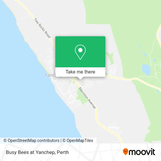 Mapa Busy Bees at Yanchep