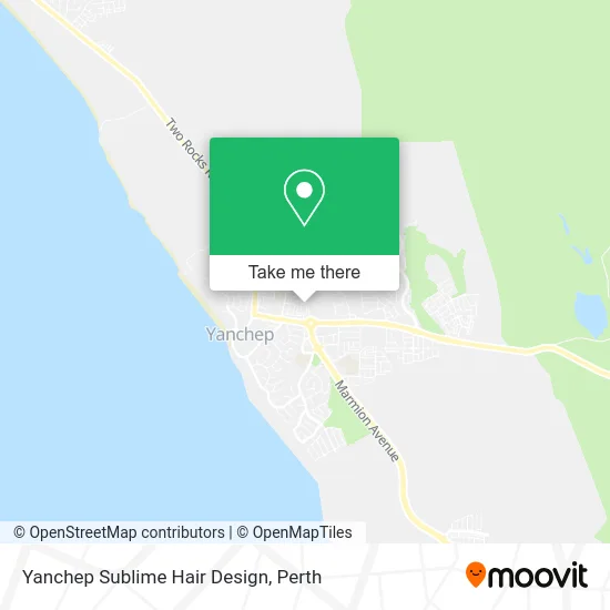 Mapa Yanchep Sublime Hair Design