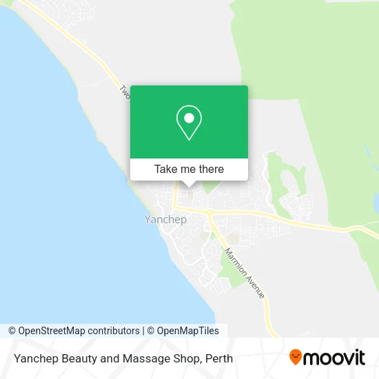 Yanchep Beauty and Massage Shop map