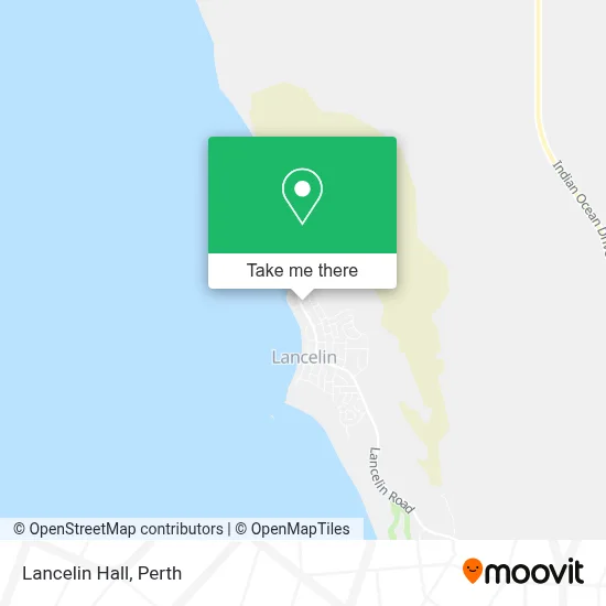 Mapa Lancelin Hall