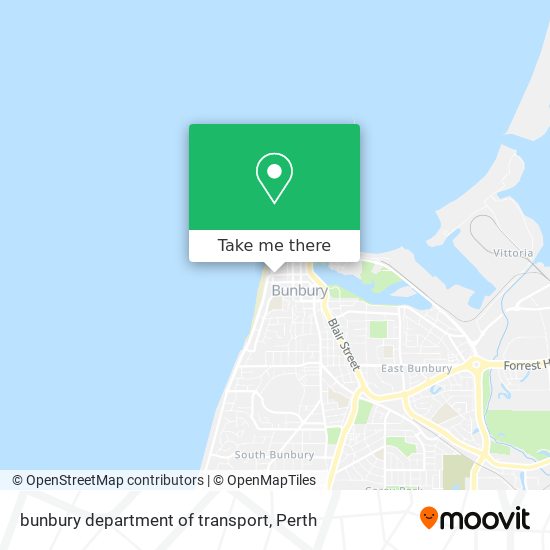bunbury department of transport map