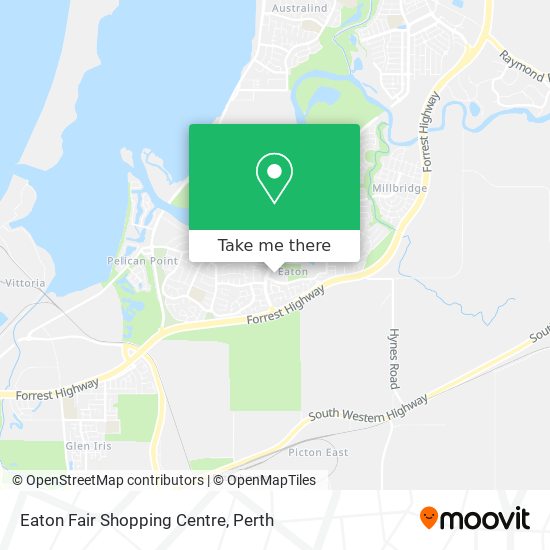 Mapa Eaton Fair Shopping Centre