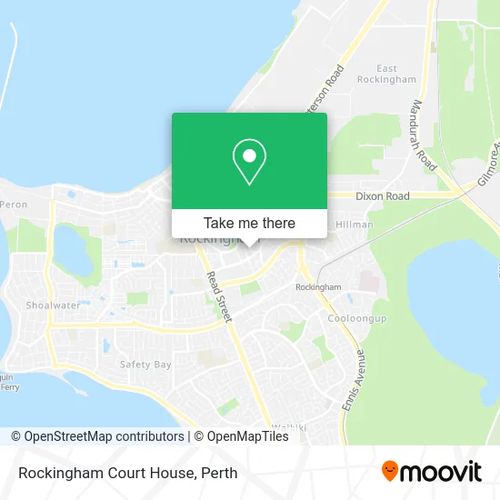 Mapa Rockingham Court House