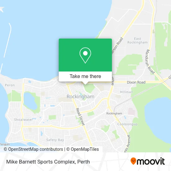 Mike Barnett Sports Complex map