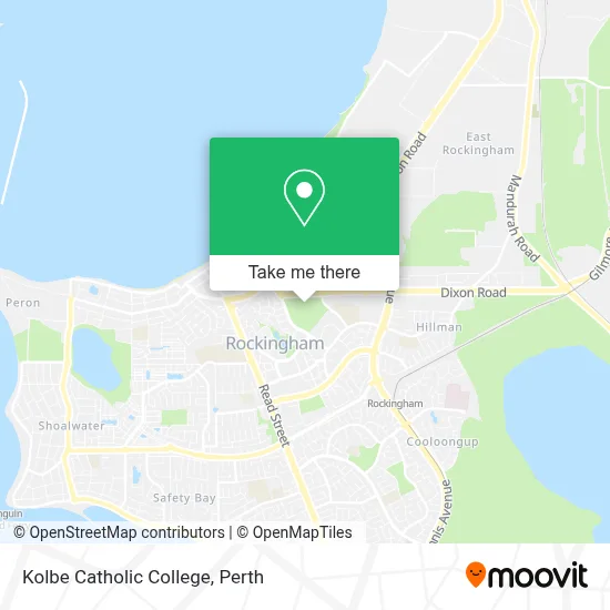 Mapa Kolbe Catholic College