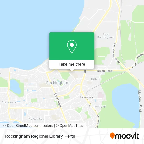 Rockingham Regional Library map