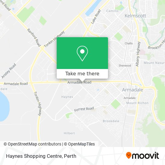 Haynes Shopping Centre map