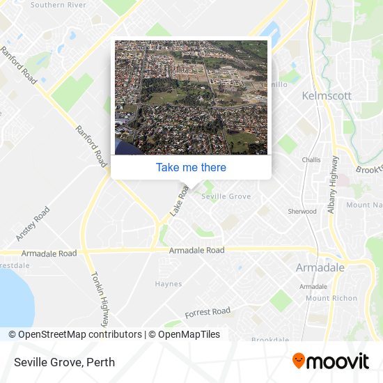 Seville Grove map